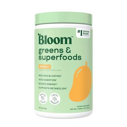 Bloom Greens & Superfoods - Mango (25 Servings)