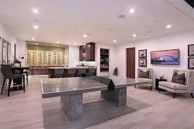 This basement was turned into the ultimate man's cave and wine cellar. Man Cave Ultimate Gaming Room Novocom Top