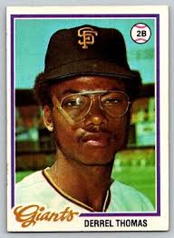 1978 TOPPS DERREL THOMAS SAN FRANCISCO GIANTS #194