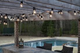 Explore our latest outdoor pool lighting design using bistro string lighting around a pool in omaha, nebraska. 30 Romantic String Light Ideas For The Bedroom
