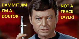 In honor of tracklaying reaching McCoy Road!