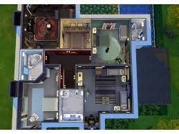 The buildblog highlights mark bennett, who's work documents architectural floor plans of our childhood television shows. Floor Plan Addams Family House Sims 4 Novocom Top