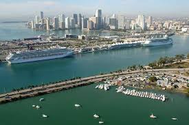 Cruise Ships At Port Of Miami Love The View From The Ship When You Sail Away Cruise Destinations