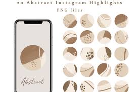 I definitely need to add more to this collection 🙂 20 Boho Abstract Instagram Highlight Covers 833558 Illustrations Design Bundles