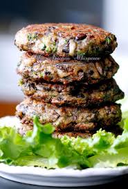 Chunky Portabella Veggie Burgers Recipe Veggie Burger Recipes Mushroom Veggie Burger