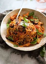 Sicilian Chicken Spaghetti Recipe Tasty Pasta Chicken Spaghetti Healthy Meat Recipes