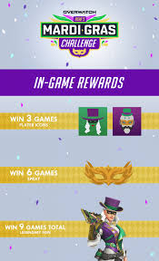 You can view the most recent version here. Overwatch Ashe S Mardi Gras Challenge Now Live Akg Games
