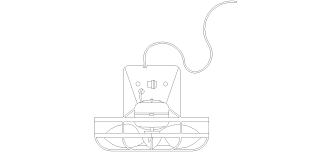 Vantilator Yan Gorunus Cizimi Vantilator Cizim Autocad
