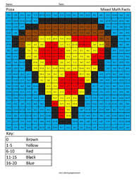 See more ideas about sweary coloring book, pattern, geometric pattern. Math Fact Coloring Coloring Squared