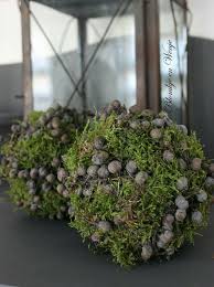 Moos Dekokugeln Dekokugeln Bodenvase Dekorieren Silberner Weihnachtsbaum