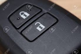 The black button with unlock sign on it in the middle of the charging status indicator is supposed to do something, right? Close Up On Car Key Unlock Button Stock Photo Picture And Royalty Free Image Image 46099171