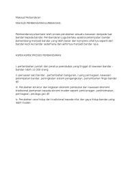 Kerja lapangan / tugasan geografi. Maksud Perbandaran