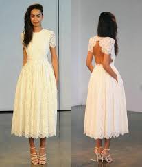 Wholesale Muslim Wedding Dresses Non Traditional Wedding Dresses And Plus Size Weddi Tea Length Wedding Dresses Lace Simple Bridal Dresses Short Wedding Dress