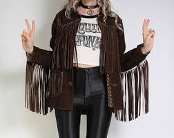 70s Suede Fringe Jacket Vintage Leather Jacket Womens Small Long Fringe Leather Jacket Leather Jackets Women Fringe Leather Jacket Vintage Leather Jacket