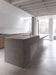 Mclaren Excell Richard Leeney Ingersoll Road Divisare Concrete Kitchen Concrete Kitchen Island Minimalist Interior