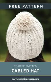 Download patons breezy knit beret free pattern. Traipse Knitted Cabled Hat Free Knitting Pattern Knitting Patterns Free Hats Beanie Knitting Patterns Free Fall Knitting Patterns