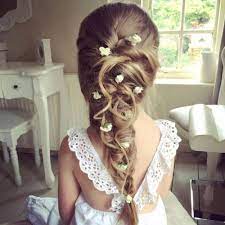 ⭐ coiffure facile à faire soi même pour soirée/mariage/pour les fêtes cheveux mi long/long. Coiffure Mariage Petite Fille Conseils Coiffure Et Inspirations
