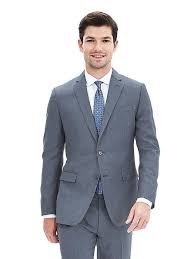 Check out our mens slim fit suit selection for the very best in unique or custom, handmade pieces from our suits shops. Modern Slim Textured Blue Wool Suit Jacket Banana Republic Suits Mens Outfits Mens Suits