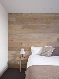 Limed Oak Boards As A Feature Bedhead Wall Flooring And Image From Royal Oak Floors House Interior Bedroom Design Home Decor