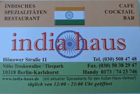 Kontakt vom restaurant india haus. India Haus Berlin Karlshorst Offnungszeiten Telefon Adresse