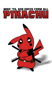 Pikachu X Deadpool Flat Vector Anime Pokemon By Primastya Yudha Oktara Instagram Oktara Official Pikachu Nerd Pokemon