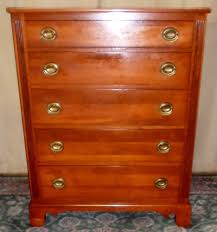 Watch me build this gorgeous modern 5 drawer dresser! Vintage Willett Elswick Solid Cherry 5 Drawer Tall Chest Dresser Willett Chest Dresser Dresser Tall Chest