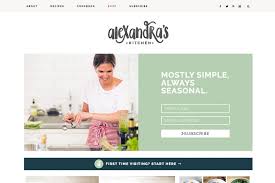 20 excellent food blog designs to