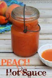 Easy Peach Hot Sauce Recipe Hot Sauce Recipes Sauce Recipes Homemade Hot Sauce