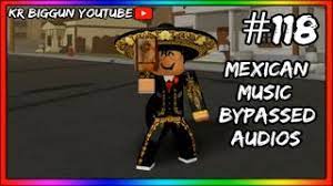 10 latino music codes roblox. Roblox Loud Mexican Music Bypassed Audios 2020 118 All Rare Youtube