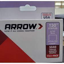 • all steel construction, chrome finish • patented jam proof mechanism • contoured handle with plastic stop • visual refill window. Arrow Gun Tacker Staple Wire T30 5 16 8mm 5000 Pieces Shopee Philippines