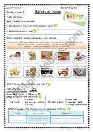 Safety At Home Worksheet Worksheet Home Safety Safety Rules At Home Worksheets