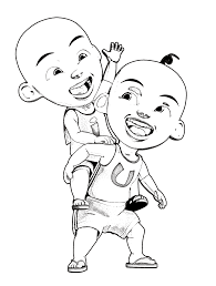 32 Gambar Kartun Upin Dan Ipin Hitam Putih Gambar Kartun Di 2020 Halaman Mewarnai Bunga Buku Mewarnai Kartun
