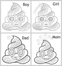 Search images from huge database containing over 620,000 coloring pages. 4 Printable Poop Emoji Coloring St Patrick S Day Coloring Pages Shamrock Coloring Poop Emoji Coloring Tong S Art Studio