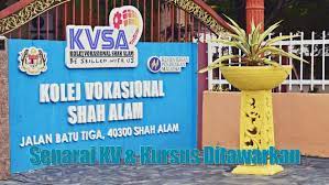 Senarai Kolej Vokasional Di Malaysia Dan Kursus Yang Ditawarkan