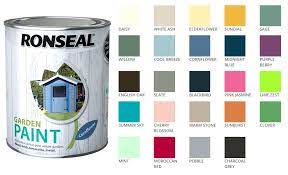 The best choice for exterior wood paint is acrylic latex. Ronseal Outdoor Garden Paint For Exterior Wood Metal Stone Brick All Colours Ebay