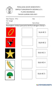 Gambar lambang pancasila ke 2. Lambang Pancasila Worksheet For 9