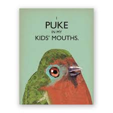 Birds Of Eastern Washington Book Bird Puke Mother S Day Card Bird Humor Stationery Etsy Bird Cards Bird Funny Cards