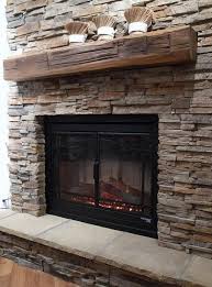 Wood Mantels Replace With Reclaimed Wood Mantel Stone Fireplace Designs Stacked Stone Fireplaces Faux Stone Fireplaces