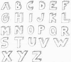 Sans serif lettering (a.k.a block letters) is one of the best starting points for lettering beginners. Pin By Diane Segal On Art Documents Bubble Letters Alphabet Lettering Alphabet Bubble Drawing