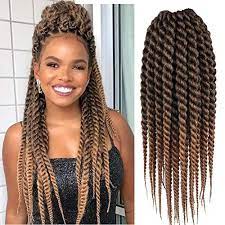 Karida 6pcs 18inch Havana Twist Crochet Hair Havana Mambo Twist Crochet Braids Jumbo Sene Havana Twist Braids Havana Mambo Twist Crochet Twist Braid Hairstyles