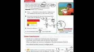Find thousands of math skills. Lesson 6 2 Subtraction With Unlike Denominators Youtube