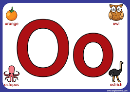Letter o outline to use for kids coloring page. Pin On Teaching English To Kids