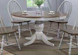 With two tone kitchens you are not just limited to a choice of colour, with us you can choose your desired kitchen door material too. Jack Two Tone Round Dining Table Cincinnati Overstock Warehouse