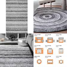 The easiest way to give any room a cool makeover is to throw in a swanky rug. Drey Ombre Transamos Cinza Multi Tapete Redondo 6 Pes Ebay