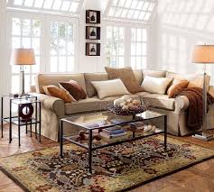 Adorable Rectangle Rug On Glass Top Coffee Table And Parquet Floor Idea Jpg 1000 900 Pottery Barn Living Room Pottery Barn Couch Rugs In Living Room