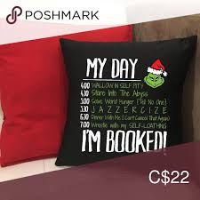 Each pillow is approximate in size for standard pillow forms. Nwt Grinch 16 Inch Cushion Cover Holiday Pillows Covers Holiday Pillows Pillow Covers