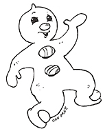 Gingerbread baby coloring pages cartoon gingerbread man coloring pages for girls gingerbread man coloring pages gf mural gingerbread baby reversed coloring page. Gingerbread Friends Coloring Mural