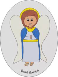 Angels visit mary and joseph coloring page coloring page angel. Saint Gabriel The Archangel My Catholic Kids