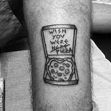 Pi pizza truck is working alongside with gabriel massey of scorpion studios to offer up a slew of pizza themed tattoos that will guarantee the owner of the tattoo a life filled with free pizza. 60 Pizza Tattoo Designs For Men Sliced Ink Ideas