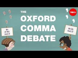 The art of timing and spacing. Grammar S Great Divide The Oxford Comma Ted Ed Ted Ed